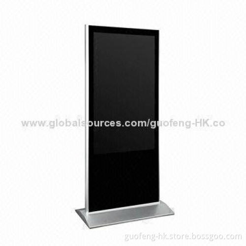 55-inch HD Floor Standing LED Advertising Digital Signage, 1,920-1,080P (X86), 100-240V AC, 60/50Hz